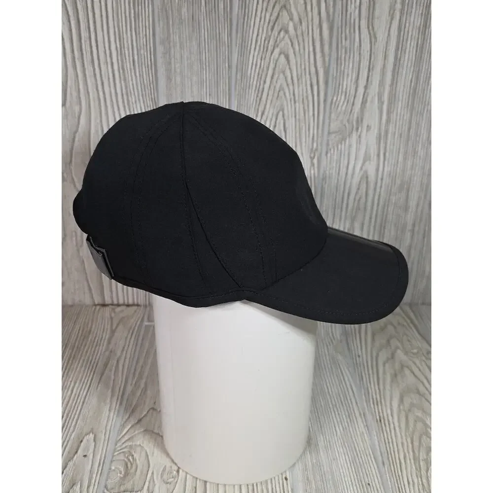 Adidas 3 Stripes Black Adjustable Strap Adult Unisex Hat